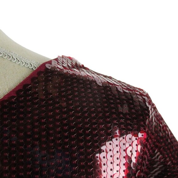 Elegant Sequin Brown Dress - Picture 8 of 12